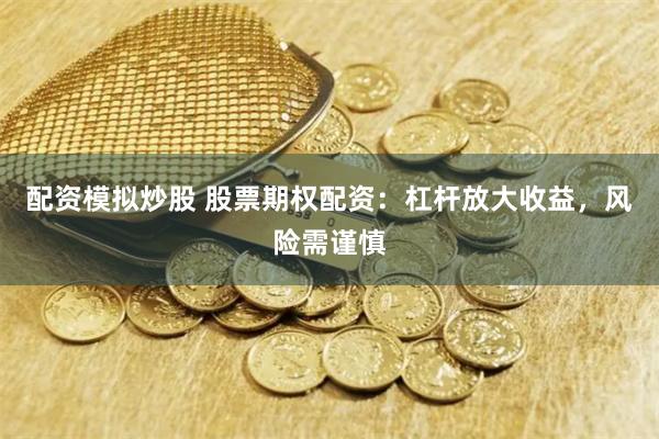 配资模拟炒股 股票期权配资：杠杆放大收益，风险需谨慎